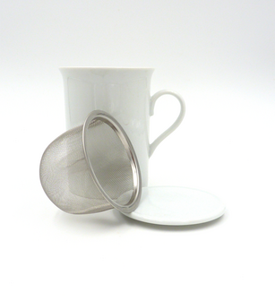 Tea cup white